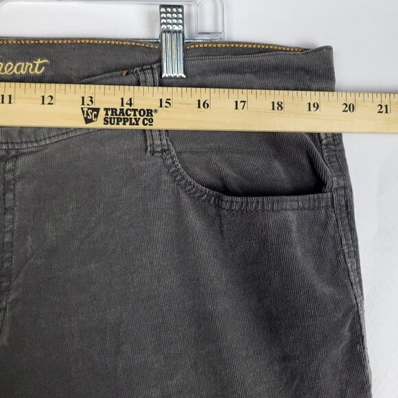 2 for $30 Old Navy Corduroy Pants Sweatheart 16 Regular Gray Straight Leg - Picture 4 of 10